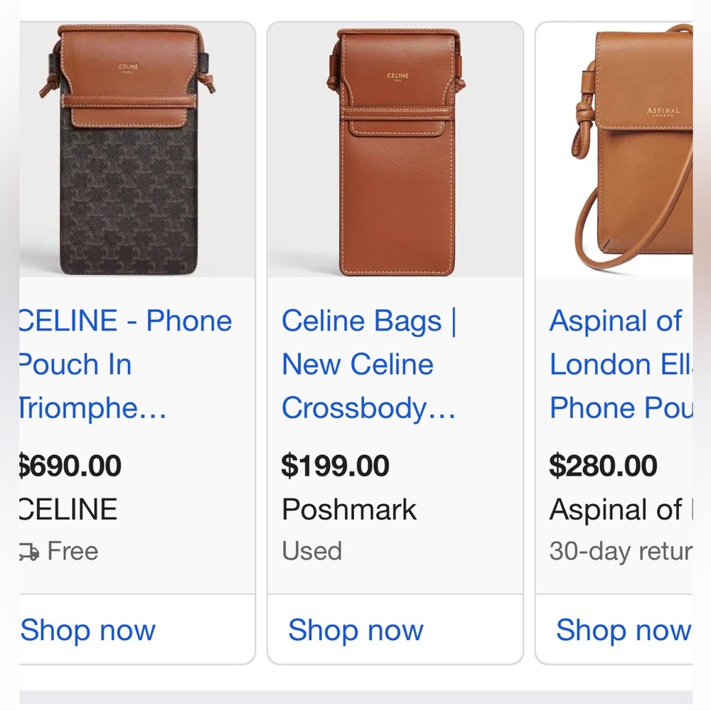 CELINE Crossbody Shoulder Pouch...( 👓 or 📱) - Picture 16 of 16